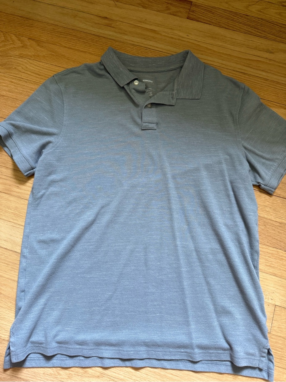 Sonoma Men's Heather Slate Polo Shirt